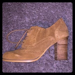 Steve Madden Suede Ankle Oxfords